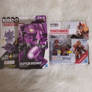 New Transformers-set Of 2- Shockwave&Sideswipe Bundle